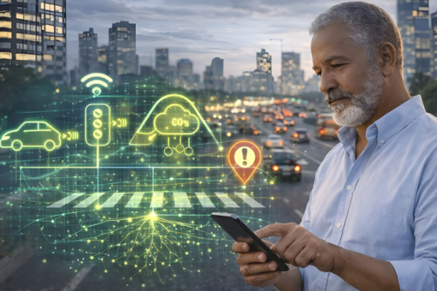 Aldo Vendramin apresenta soluções tecnológicas que reduzem congestionamentos e emissões nas cidades.